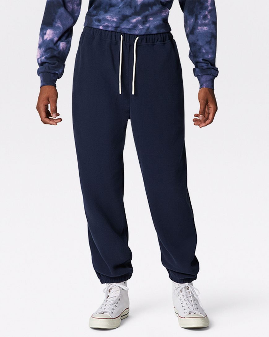 Men\'s Converse Counter Climate Fleece Pants Obsidian | AU 63C41I